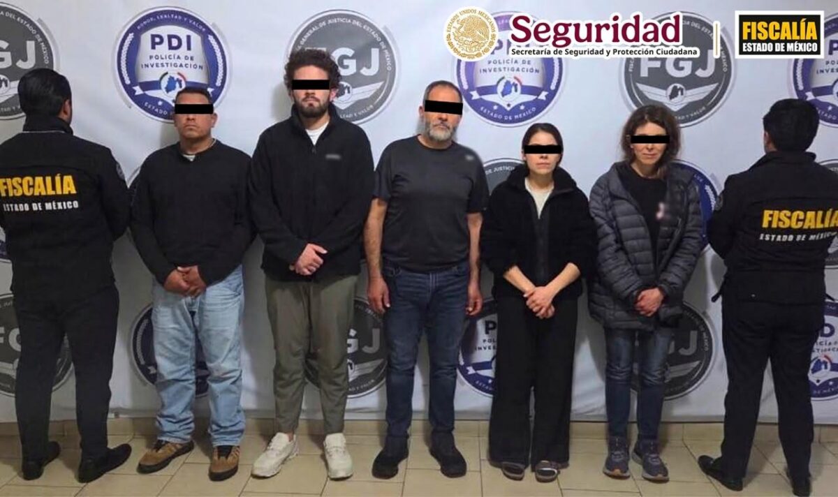 Detienen a familia y escolta por presunta extorsión mediante suplantación de funcionarios