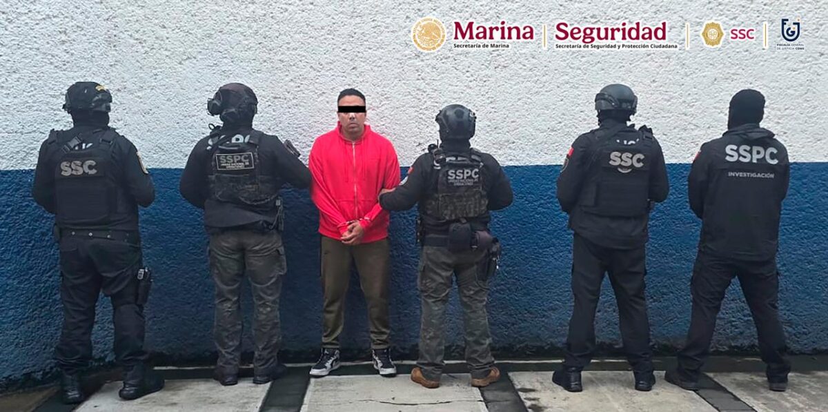 Detienen a integrante de célula delictiva en Iztapalapa